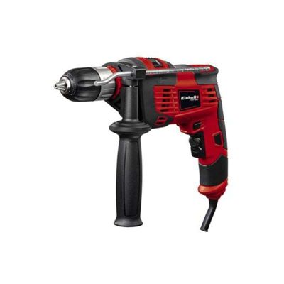 Einhell Visseuse perceuse à percussion TC ID 1000 E Kit +64 1 variateur électronique mandrin auto serrant 13 mm fréquence