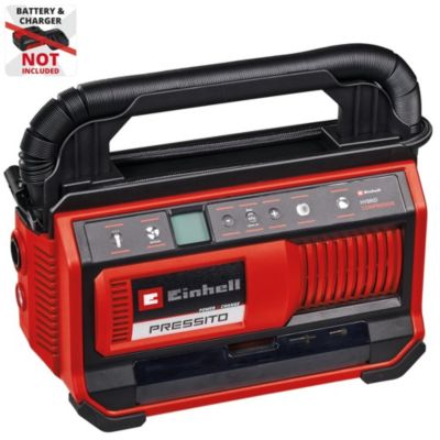 Einhell Compresseur hybride PRESSITO 18/25 PXC (18V kit de 3 adaptateurs inclus) Livré sans Batterie ni Chargeur - vue 3