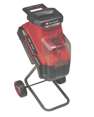 Broyeur de végétaux sans fil sans batterie 18 V branche maxi 25 mm bruit 100 dB A collecte 55 Einhell Redaxxo 36/