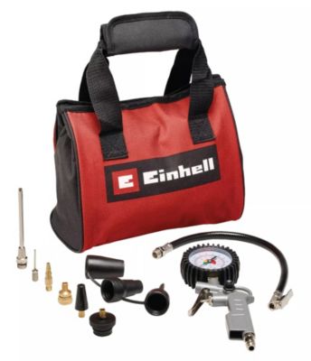 Einhell Kit d'air comprimé , 10 pièces avec sac de rangement