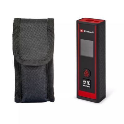 Einhell Télémètre laser TCLD 40 R Portée 40 m Mesure distance, surface et volume Noir - vue 3