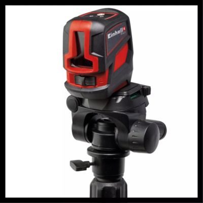 Adaptateur laser 1/4 pour trépied Einhell Inclinaison réglable et niveau à bulle intégré