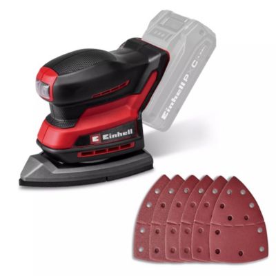 Einhell TE OS 18150 2 Li Solo PXC 4460790 Ponceuse multifonction sans batterie sans chargeur 18 V 150 x 150 x 100 mm Nombre d'accus fournis 0 - vue 2