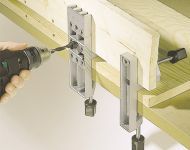 Guide de perçage et d'assemblage de tourillons Ø6810 mm Wolfcraft