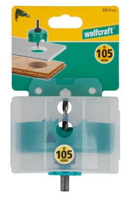 Wolfcraft Scie cloche CT maçonnerie/pierre/bois/plastique diamètre 105 mm - vue 3
