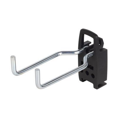 3 Crochets doubles à  clipser Wolfcraft L.60 mm