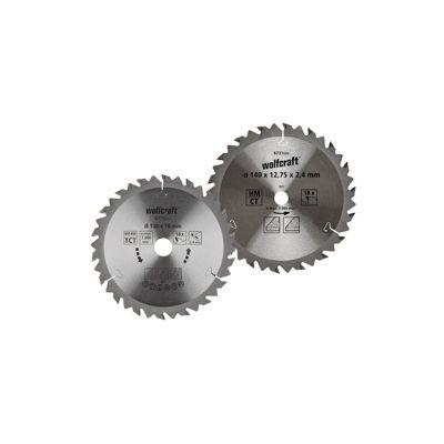 Lame de scie circulaire en acier 130 mm 18 dents 6730000