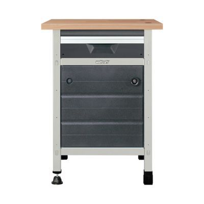 Etabli d'atelier Wolfcraft 65 cm 1 tiroir + 1 porte