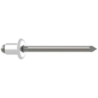 Gesipa 1454052 Rivets aveugles aluminiumacier tête ronde plate 5 x 35 mm pack de 100.