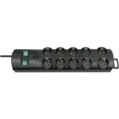 Bloc multiprise 10 prises avec 2 interrupteurs Brennenstuhl 1153304120 câble 2