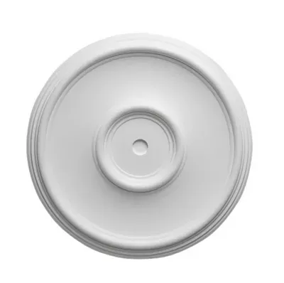 Rosace polystyrène Elsa ø35 cm blanc