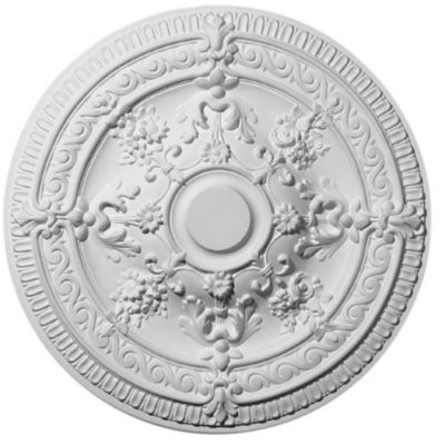 Rosace polystyrène Elena ø66 cm blanc