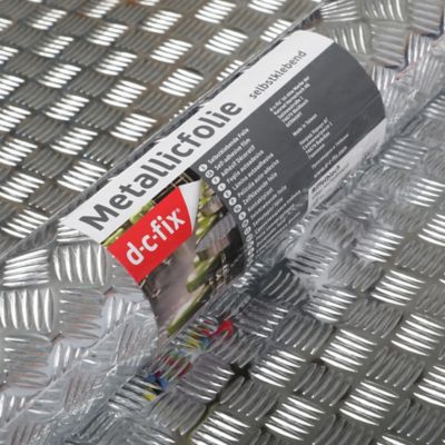 Adhésif décoratif d-c-fix® métal damier Riffelblech 2 m x 67,5 cm