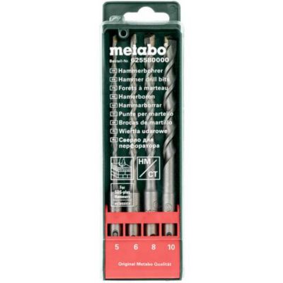 Coffret de 4 pièces pour marteaux perforateurs METABO SDS Plus 3 joules Béton - vue 3