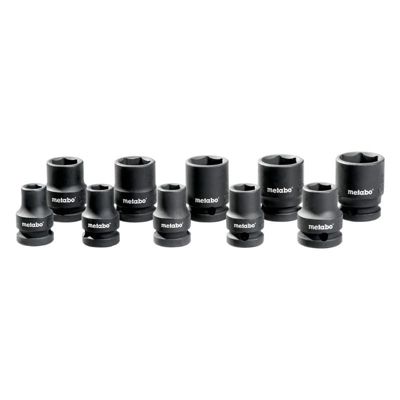 Jeu De ClÃ©s Ã Douille Metabo 628831000 - 1/2'' - Antichoc