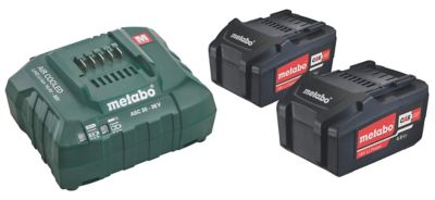 Batterie + chargeur Metabo ASC 55 18V - 2 x 4 Ah