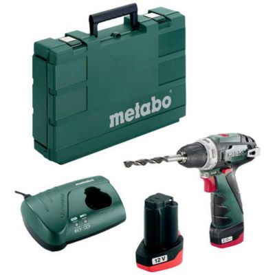 Perceuse Visseuse Sans Fil METABO PowerMaxx BS Basic – 10,8 V, 2 Batteries Li-Ion - vue 4
