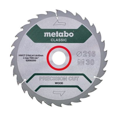 Lame de scie circulaire Metabo Precision Cut Wood Classic 216x2.4x30 mm 30 dents Bois tendre et dur - vue 2