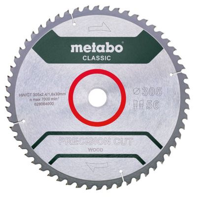 Lame de scie circulaire METABO Classic Precision Cut Wood 305x30 Z56 WZ 5° - vue 2