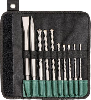 Metabo Assortiment 10 pièces de forets SDS-Plus et burins en étui souple - vue 2