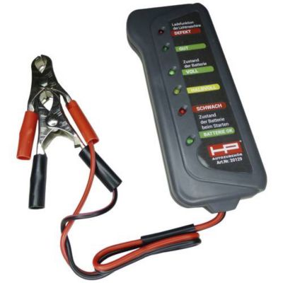 HP Autozubehör Testeur de batterie de voiture 12 V test de batterie contrôle alternateur surveillance de la charge 23.5 cm x 14 cm x 2.5 cm - vue 2