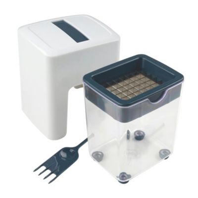 Fackelmann Coupe frites manuel avec récipient et brosse de nettoyage Easy Prepare