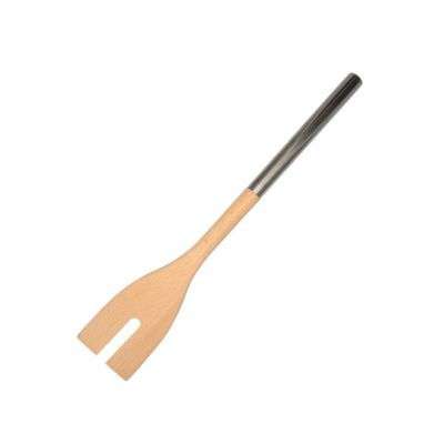 Fackelmann Fourchette à salade verte en bois 34 cm Boissellerie