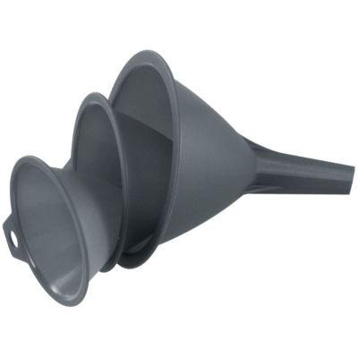 Fackelmann Lot de 3 entonnoirs en plastique 8, 9 et 11 cm