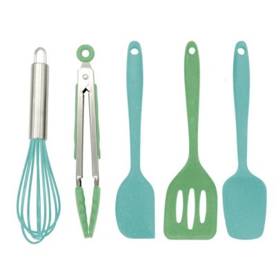 Fackelmann 5 ustensiles de cuisine pour enfants en silicone Mini Monster
