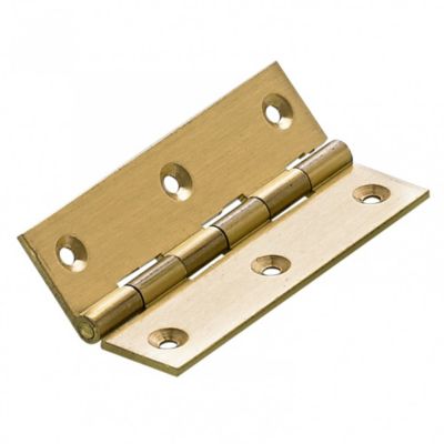 HETTICH Lot de 2 charnières universelles laiton pour meuble .70 x .40 mm