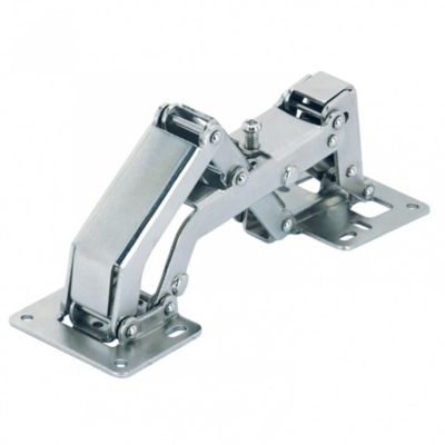 Charnière universelle acier pour meuble HETTICH Rectangulaire .104 x .44 mm - vue 1