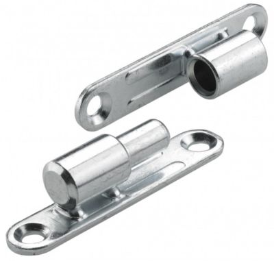 Lot de 2 paumelles acier pour meuble HETTICH .97 x .70 mm x Diam.13 mm
