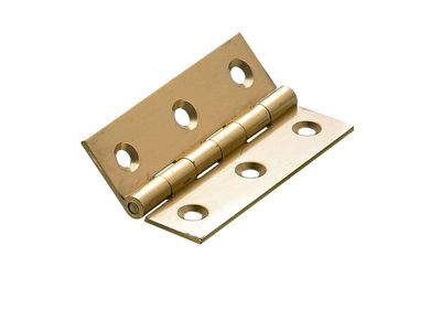 Lot De 2 Paumelles Laiton Pour Meuble Hettich .64 X .40 Mm