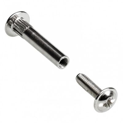 Lot de 10 vis d'assemblage acier nickelé HETTICH . 28mm à 38 mm