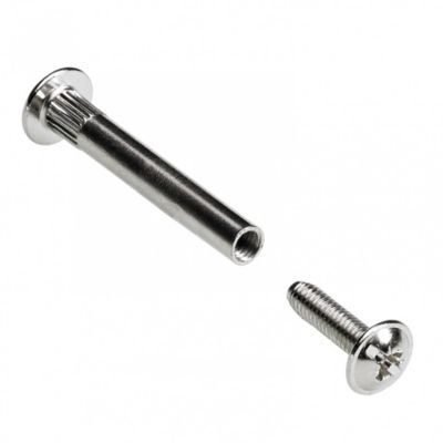 Lot de 10 vis d'assemblage acier nickelé HETTICH .40 mm