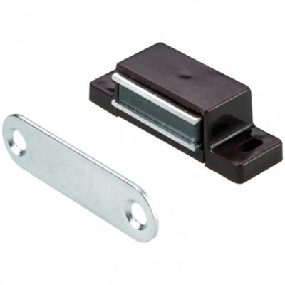 Lot de 10 loqueteaux magnétiques plastique HETTICH .14.5 x .45.3 mm - vue 2