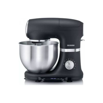 Robot pâtissier multifonction 5.5l 1000w noir/inox Severin KM3898