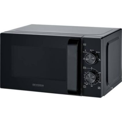 Micro-ondes Severin 7790 solo 20 L noir et acier inoxydable, 700 W, minuterie 35 min