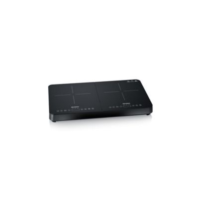 Plaque a induction portable SEVERIN DK1027 2 zones noir 3500W