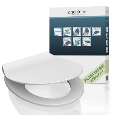 Schütte Abattant WC SLIM, avec fermeture en douceur blanc - vue 4