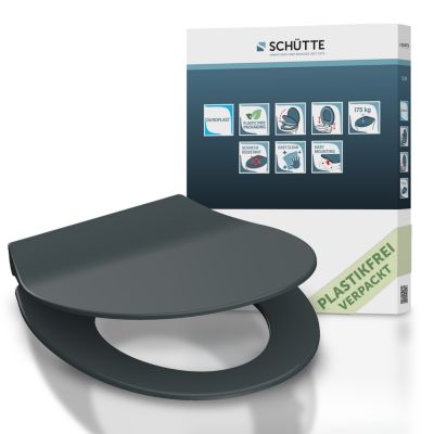 Schütte Abattant WC SLIM, avec fermeture en douceur anthracite - vue 4