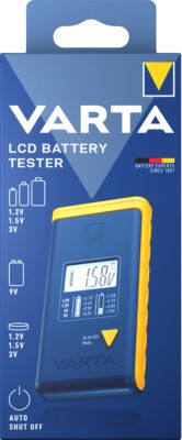 Testeur de piles VARTA 00893 LCD Plage de mesure 1 2V à 9V Compact et pratique - vue 2