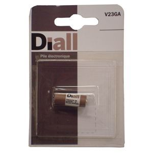 Pile au lithium V23GA Diall, lot de 1