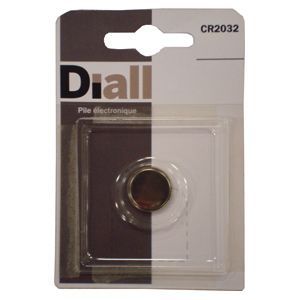 Pile au lithium CR2032 Diall, lot de 1