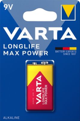 Pile alcaline 9V (PP3) Varta Long-life Max Power