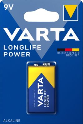 Pile alcaline 9V (PP3) Varta Long-life Power