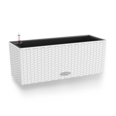 Lechuza Pot Balconera Cottage 50 - kit complet, blanc - 50 cm