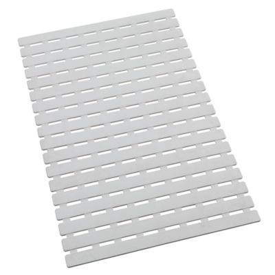Tapis de baignoire antidérapant Arinos blanc 63 x 40 cm
