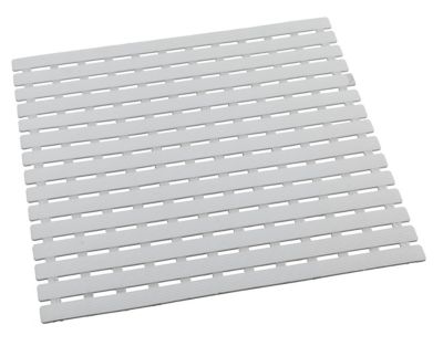 Tapis de douche antidérapant Arinos blanc 54 x 54 cm