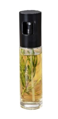 Vaporisateur d'huile et de vinaigre Nevo noir et transparent - Wenko